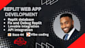 develop replit ai web app fix and a lovable API integration base 44