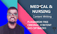 write medical and nursing articles