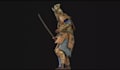 3d game ready character,fantasy warrior model,vrchat,3d rigging,unity 4k texture