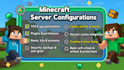 custom minecraft server setup with plugins optimization