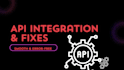 integrate third party apis and fix errors