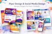 design professional flyers and social media posts