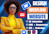 webflow website design webflow redesign webflow revamp webflow animation