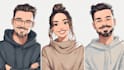 draw cartoon vector portrait or illustration