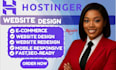 design a professional hostinger website