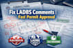 fix failed permit drawings and city comments in los angeles california