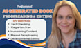 humanize ai generated content, proofread and rewrite your chat gpt writing