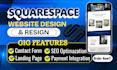 design squarespace website squarespace landing page redesign squarespace website