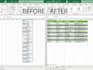 fix messy excel data, clean and format professionally