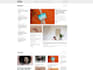 develop a responsive blog website with HTML CSS