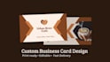 modern and professional business card design