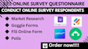 fill online survey, surveys questionnaire and polls