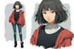paint a fabulous anime or roleplaying character