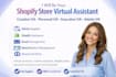 do shopify store virtual assistant creative VA personal VA executive VA admin VA