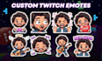 create twitch emotes, sub badges, and animated emotes