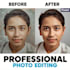 professionally edit, retouch ,remove background from photos