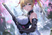 draw a beautiful anime elf girl character