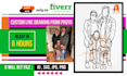 create custom couple line drawing from photo