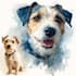 make watercolor pet portrait