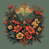 illustrate best botanical illustration with flowers