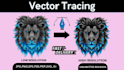 manually trace your logo into ai, eps, svg and PDF