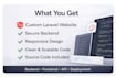 build a secure laravel full stack web app