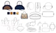 design professional handbag backpack luggage wallets  tech packs with  drawings
