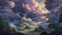digitally paint fantasy landscape