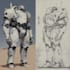 draw high quality robot, mecha concepts