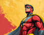 draw a comic book, page and book cover