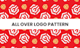 design seamless all over logo patterns that repeat perfectly