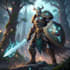 create a fantasy game character art