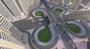 reconstruct 3d highway interchange,flyover bridge,road infrastructure,cgi render
