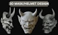 create realistic 3d masks, helmets, and 2d to 3d character models
