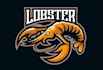 make creative seafood  crab logo with t shirt design