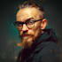 create a professional digital character portrait painting illustration