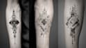 make a geometric tattoo design