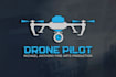 design 3d modern drone, photography, camera, logo design