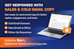 create sales and cold email copywriting that gets responses
