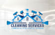 design house clean , janitorial, commercial cleaning logo