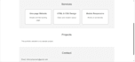 build a responsive one page website