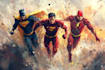 superhero character for comics