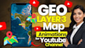 produce acustom high quality cinematic map animation