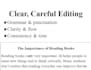 edit and proofread essays and writing