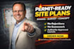 create concept site plan, plot plan, land survey integration and zoning check