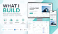 develop responsive react js website frontend with modern UI