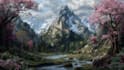 digitally paint fantasy landscape