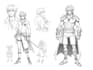 draw sketches with your character