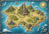 do fantasy map illustration
