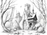 draw a fantasy sketchy illustration